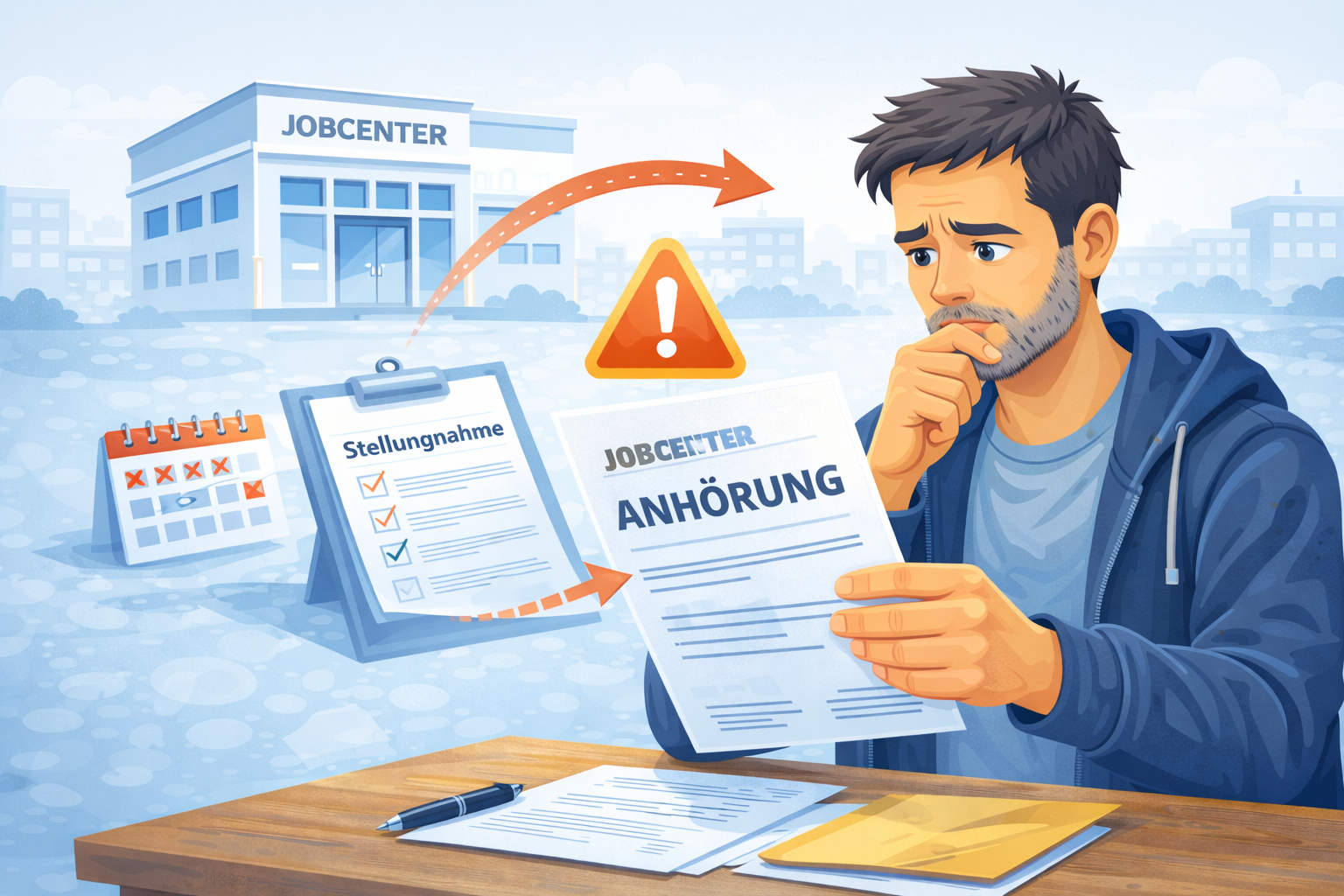 Anhörung vom Jobcenter erhalten – so reagierst du richtig