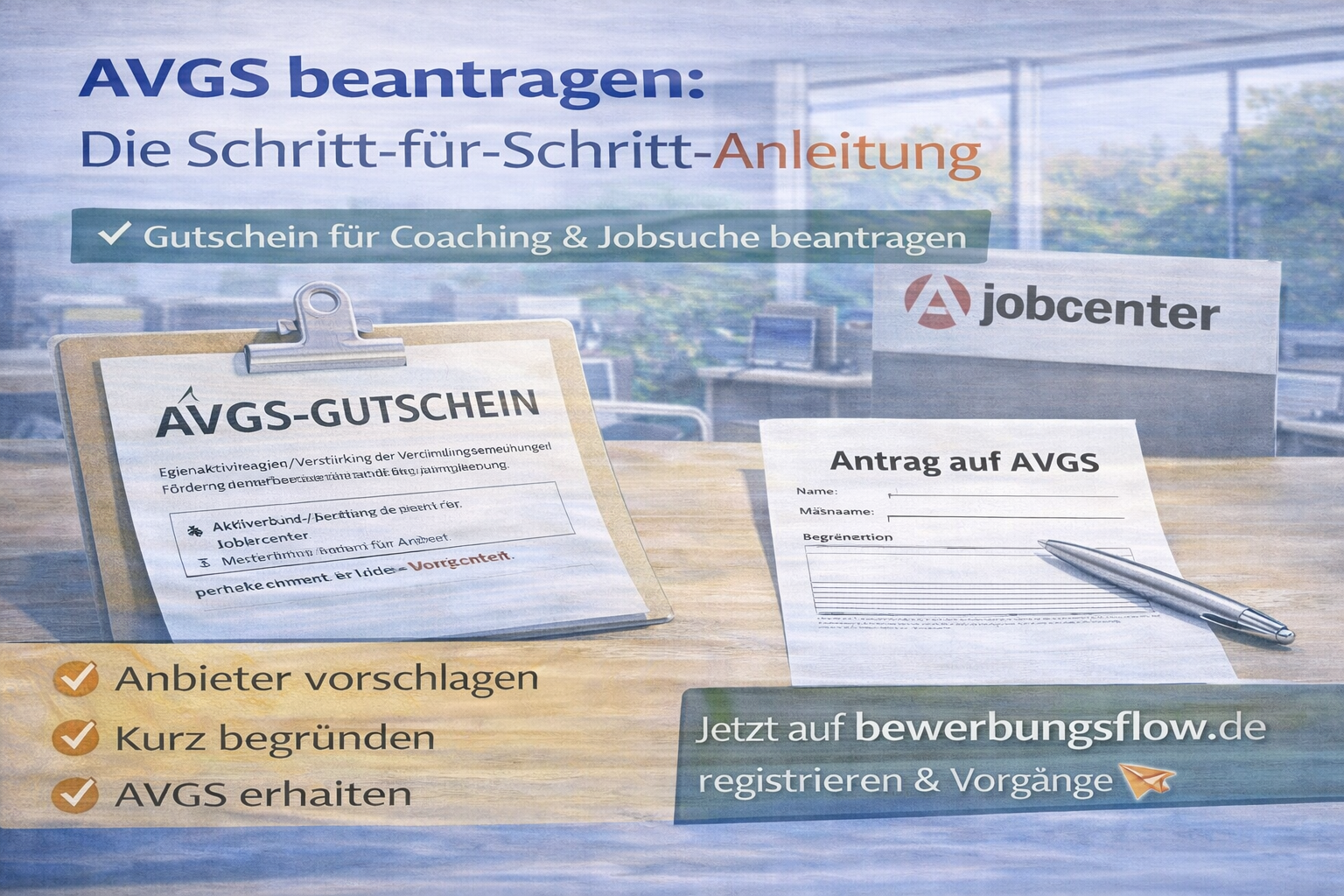 AVGS beantragen: Schritt-für-Schritt-Anleitung für Arbeitslose