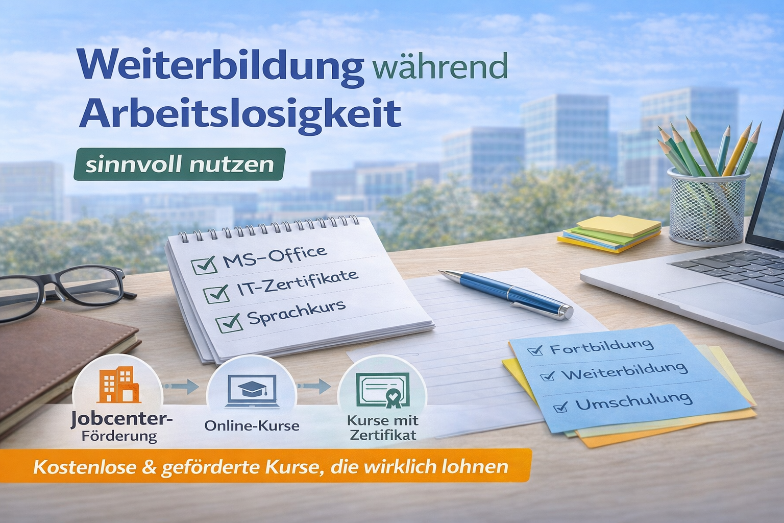 Diese Weiterbildungen lohnen sich während der Arbeitslosigkeit wirklich