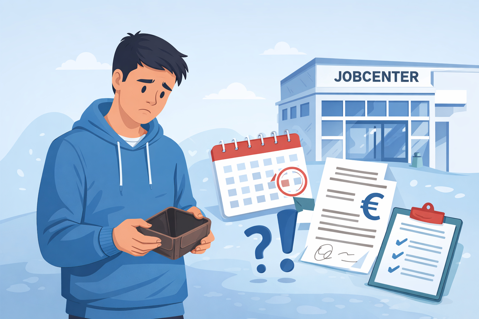 Hilfe wegen Mittellosigkeit beantragen: Soforthilfe vom Jobcenter