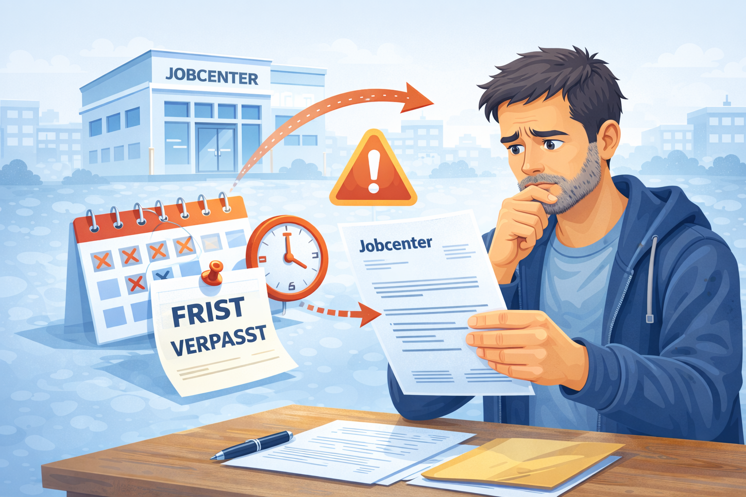 Frist vom Jobcenter verpasst – was jetzt? So vermeidest du Sanktionen